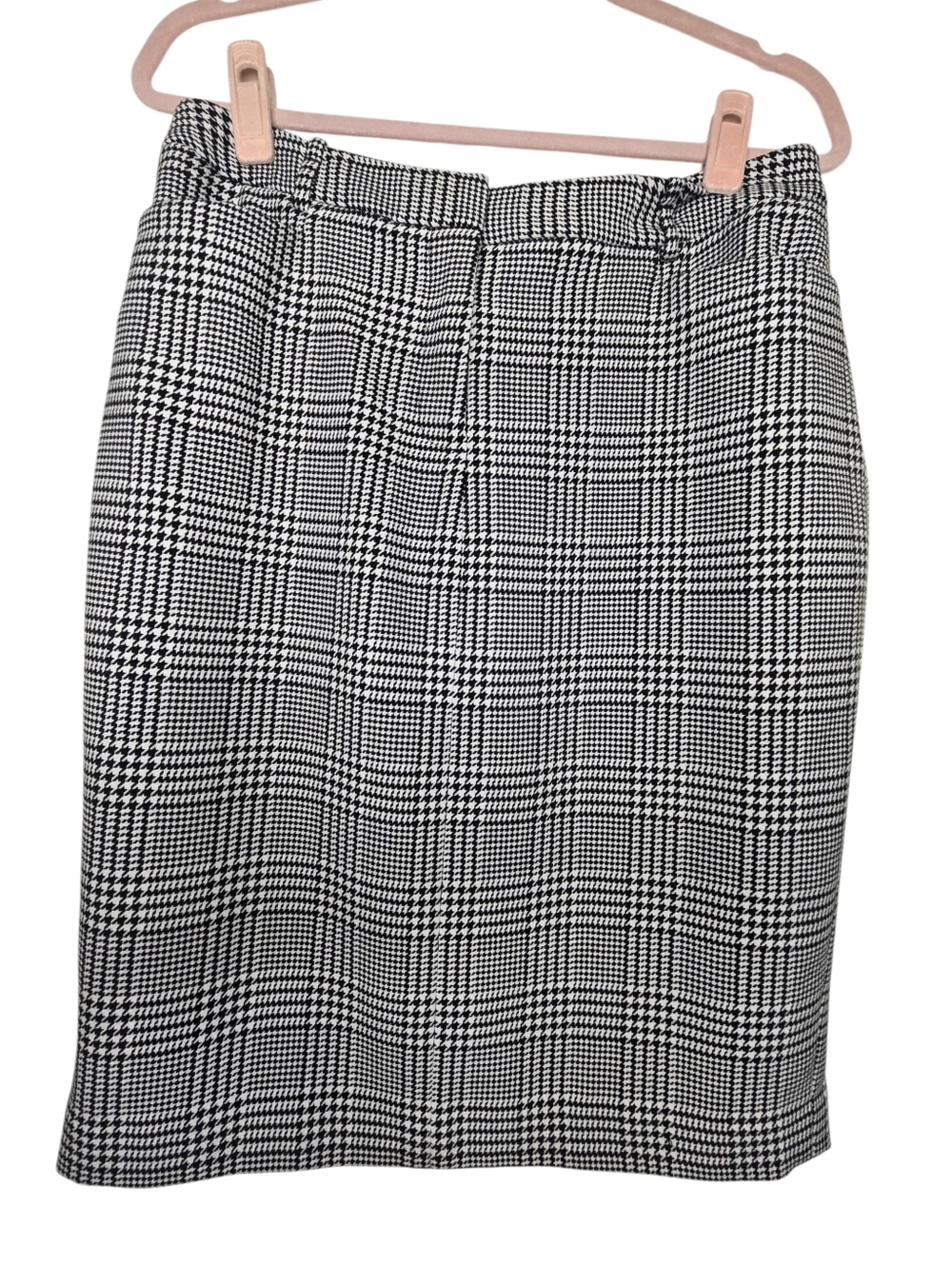Calvin Klein black and white houndstooth pencil Skirt